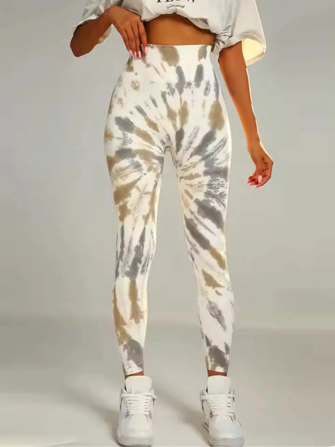 Tie Dye Yoga Pants Gym Leggings Women Seamless High Waist Push up Sport Tights Scrunch Butt Fitness Workout Leggings